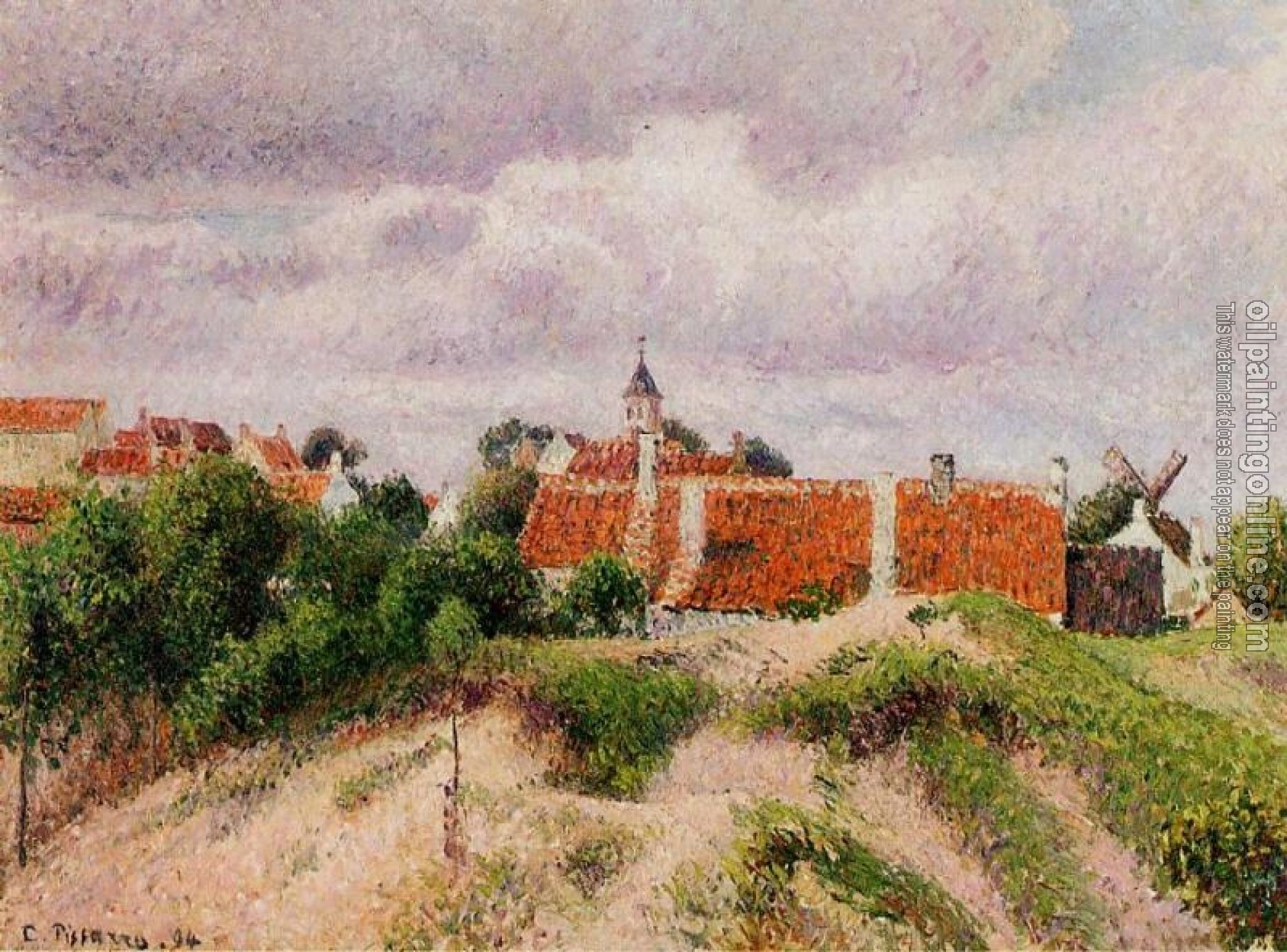 Pissarro, Camille - Houses at Knocke, Belgium